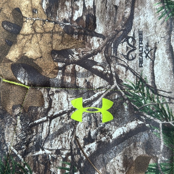 EUC Men’s Under Armour RealTree Xtra Scent Control Fleece Lined Camo Jacket XXL - Picture 4 of 10